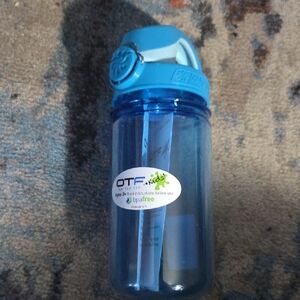 On The Fly Kids  Blue Water Bottle with Flip-Top Spout